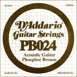 DADDARIO Cuerda Acustica PB024