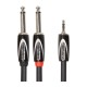 ROLAND RCC-5-3528 Mini Jack stereo - 2 Jack Mono 1,5 mt