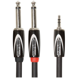 ROLAND RCC-10-3528 Mini Jack stereo - 2 Jack Mono 3 metros
