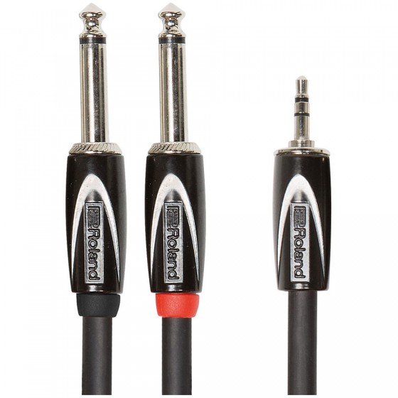 ROLAND RCC-10-3528 Mini Jack stereo - 2 Jack Mono 3 metros
