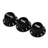 Fender Kit Botones Strato Negro