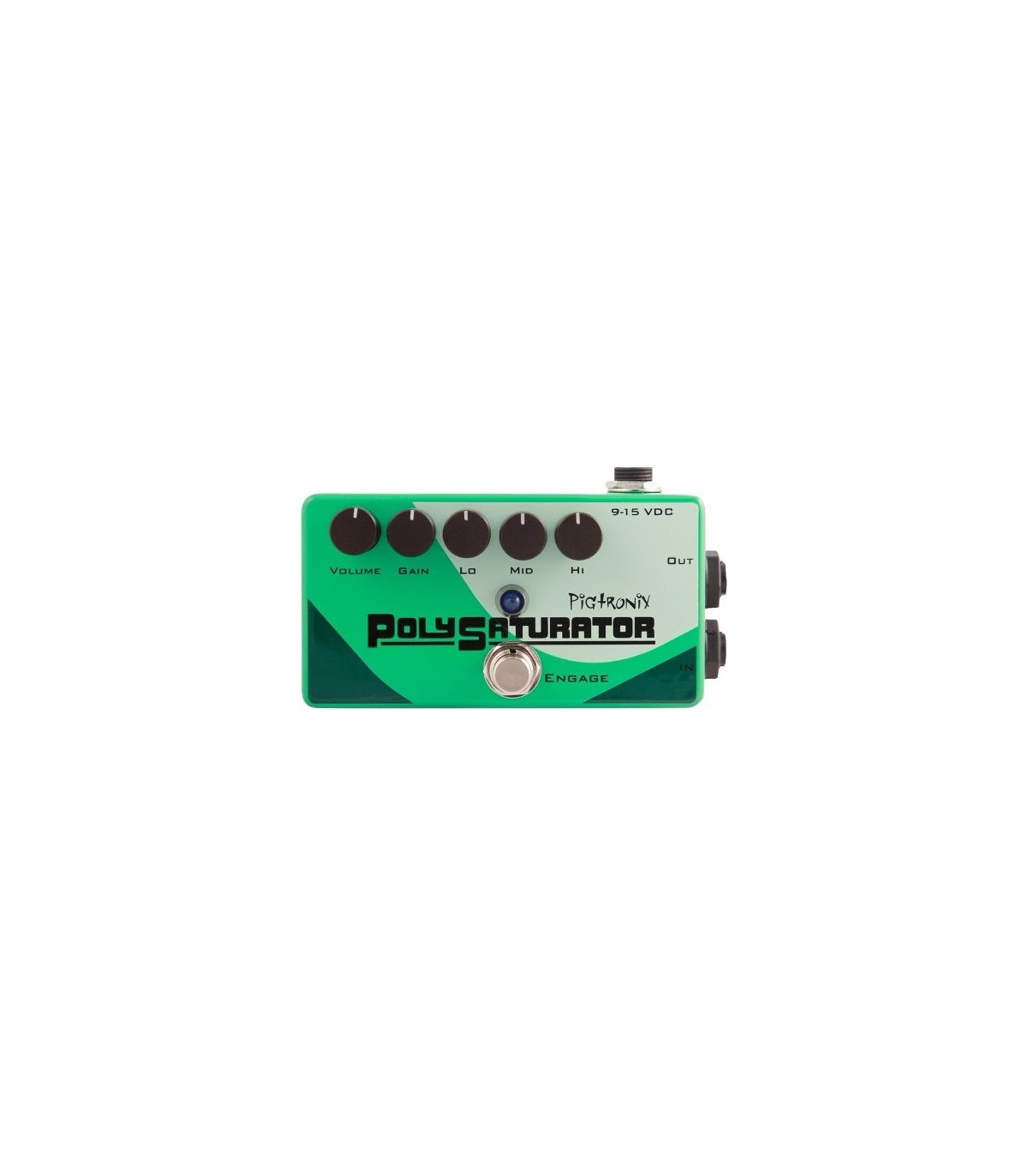 Pigtronix PolySaturator Pedal Distortion + 3-Band EQ - Guitar