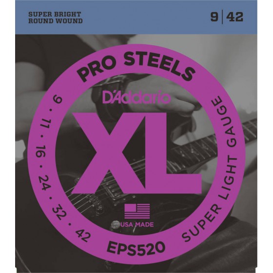 Daddario EPS520 Pro Steel 09-42