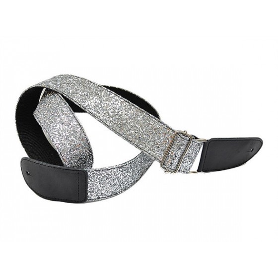 BOURBON Bandolera Glitter Plata