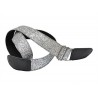 Bourbon Glitter Silver Strap