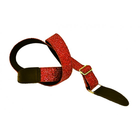 BOURBON Bandolera Glitter Rojo