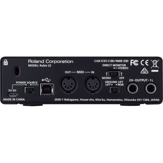 ROLAND Rubix 22 Interface
