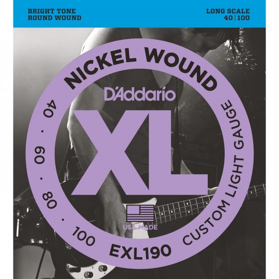 DADDARIO Juego EXL190 040-100 niquel