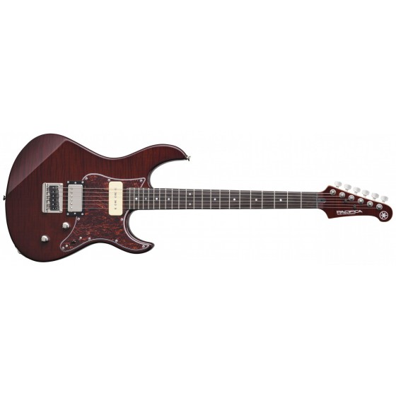 YAMAHA Pacifica 611HFM Trans Root Beer