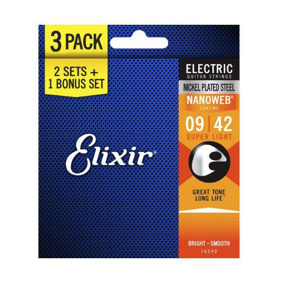 Elixir Set 3x2 Electrica 9-42