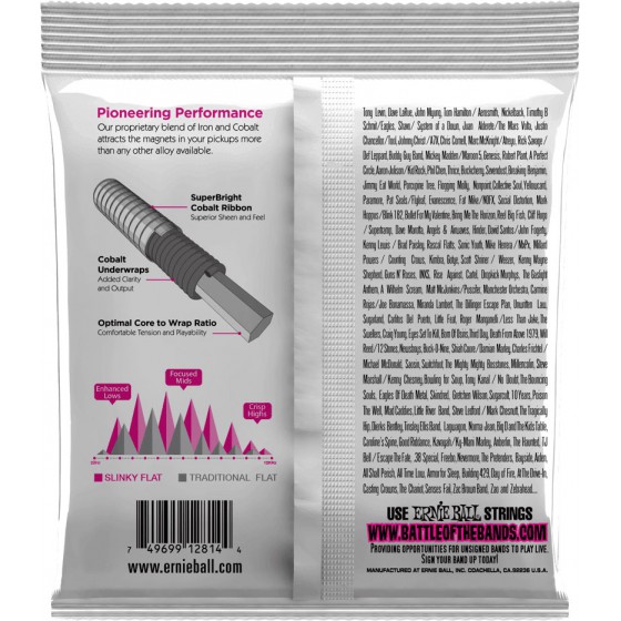 Ernie Ball EB2814 Slinky Flatwound 45-100