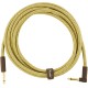Fender Deluxe Series Cable Instrumento 3m acodado Tweed
