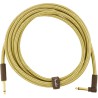 Fender Deluxe Series Cable Instrumento 3m acodado Tweed