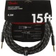 Fender Deluxe Series Cable Instrumento 4.5m Black Tweed