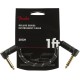 Fender Deluxe Series Cable Instrumento Latiguillo 30cm acodado Black Tweed