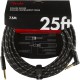 Fender Deluxe Series Cable Instrumento 7.5m acodado Black Tweed