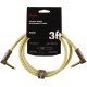 Fender Deluxe Series Cable Instrumento Latiguillo 90cm acodado Tweed