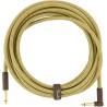 Fender Deluxe Series Cable Instrumento 5.5m acodado Tweed