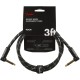 Fender Deluxe Series Cable Instrumento Latiguillo 90cm acodado Black Tweed