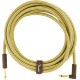 Fender Deluxe Series Cable Instrumento 4,5m acodado Tweed
