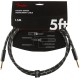 Fender Deluxe Series Cable Instrumento 1,5m Black Tweed