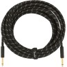 Fender Deluxe Series Cable Instrumento 7,6m Black Tweed
