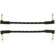 Fender Deluxe Series Cable Instrumento Pack 2 Latiguillos acodados 1,8m Black Tweed