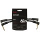 Fender Deluxe Series Cable Instrumento Pack 2 Latiguillos acodados 1,8m Black Tweed
