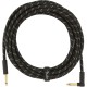 Fender Deluxe Series Cable Instrumento acodado 5,5m Black Tweed