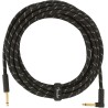Fender Deluxe Series Cable Angle 5,5m Black Tweed