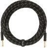 Fender Deluxe Series Cable Instrumento 5,5m Black Tweed