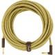 Fender Deluxe Series Cable Instrumento 7,6m acodado Tweed