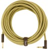 Fender Deluxe Series Cable Instrumento 7,6m acodado Tweed