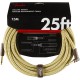 Fender Deluxe Series Cable Instrumento 7,6m acodado Tweed