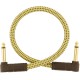 Fender Deluxe Series Cable Instrumento Latiguillo 30cm acodado Tweed