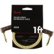 Fender Deluxe Series Cable Instrumento Latiguillo 30cm acodado Tweed