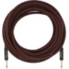 Fender Professional Series Cable Instrumento 7,6m Red Tweed