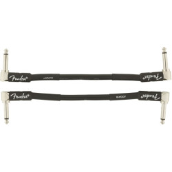 Fender Professional Series Cable Instrumento Pack 2 Latiguillos 15cm Black