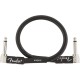 Fender Professional Series Cables Instrumento Latiguillo 30cm Black