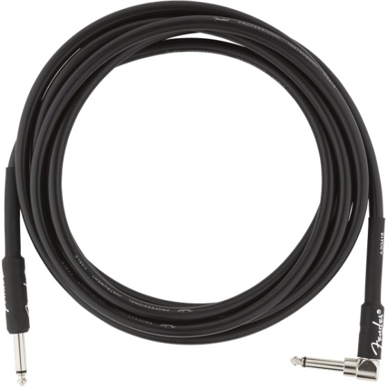 Fender Professional Series Cable Instrumento 3m acodado Black