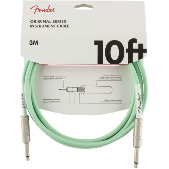 Fender Original Series Cable Instrumento 3m Surf Green
