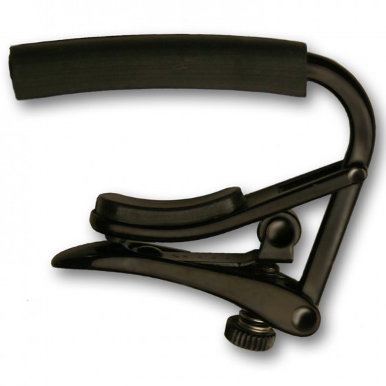 SHUBB Cejilla guitarra eléctrica negro C4K radio 7,25"