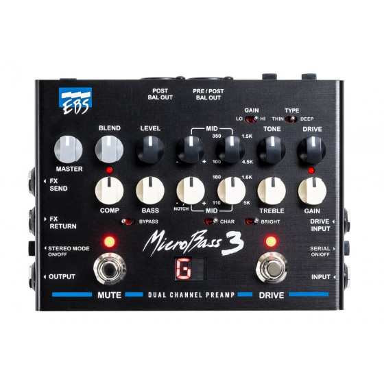 EBS MicroBass III DI preamplificador