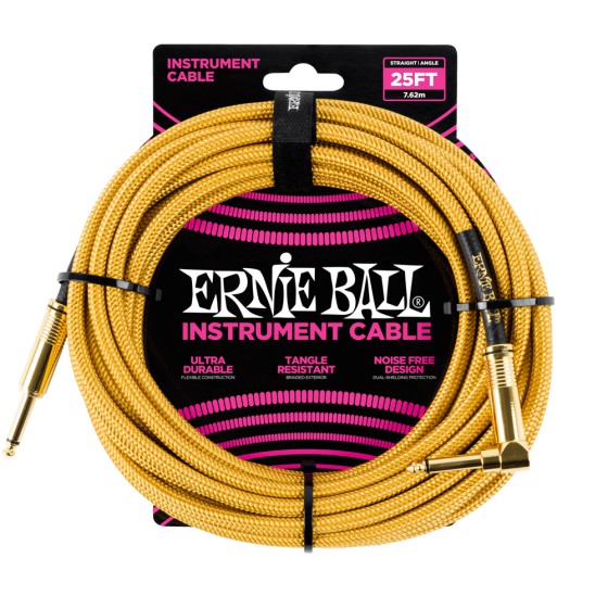 Ernie Ball Trenzado 7.5 m Dorado