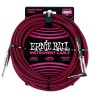 Ernie Ball Trenzado 7.5 m Negro/Rojo