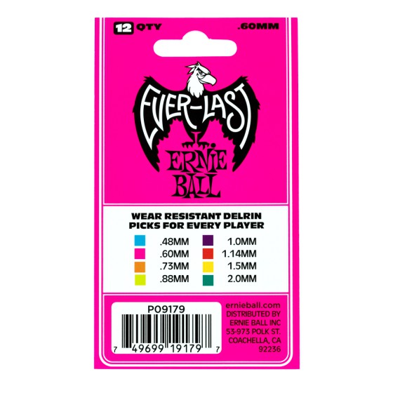 Ernie Ball Set 12 Everlast 0.60