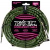 Ernie Ball 3 m Black/Green