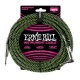 Ernie Ball Trenzado 5 m Negro/Verde
