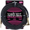 Ernie Ball Trenzado 3 m Negro