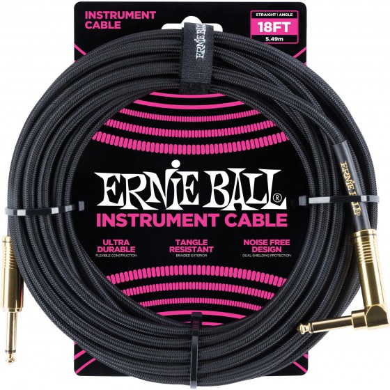 Ernie Ball Trezado 5 m Negro